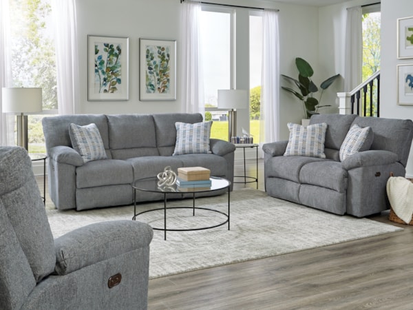 Manual Reclining Living Room Set