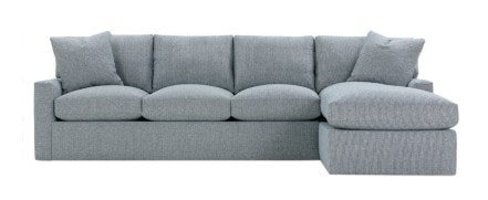 Contemporary 2-Piece Sectional Sofa with Chaise