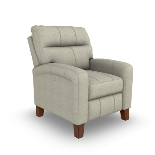 Transitional Power High Leg Recliner