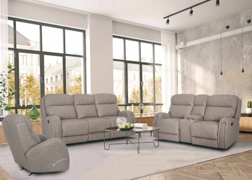 Causal 3-Piece Power Living Room Set