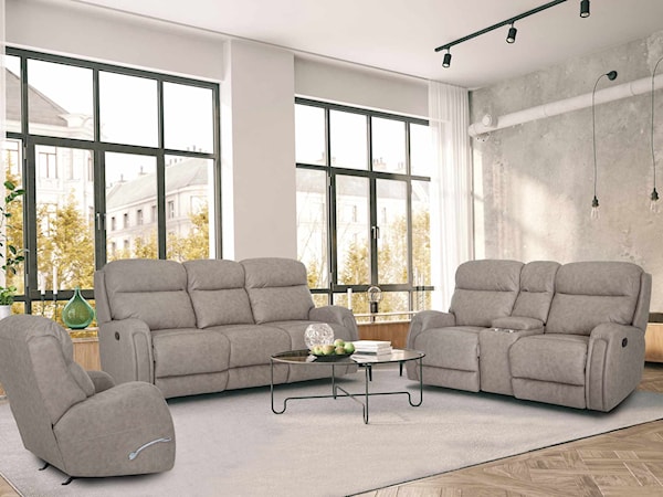 3-Piece Manual Living Room Set