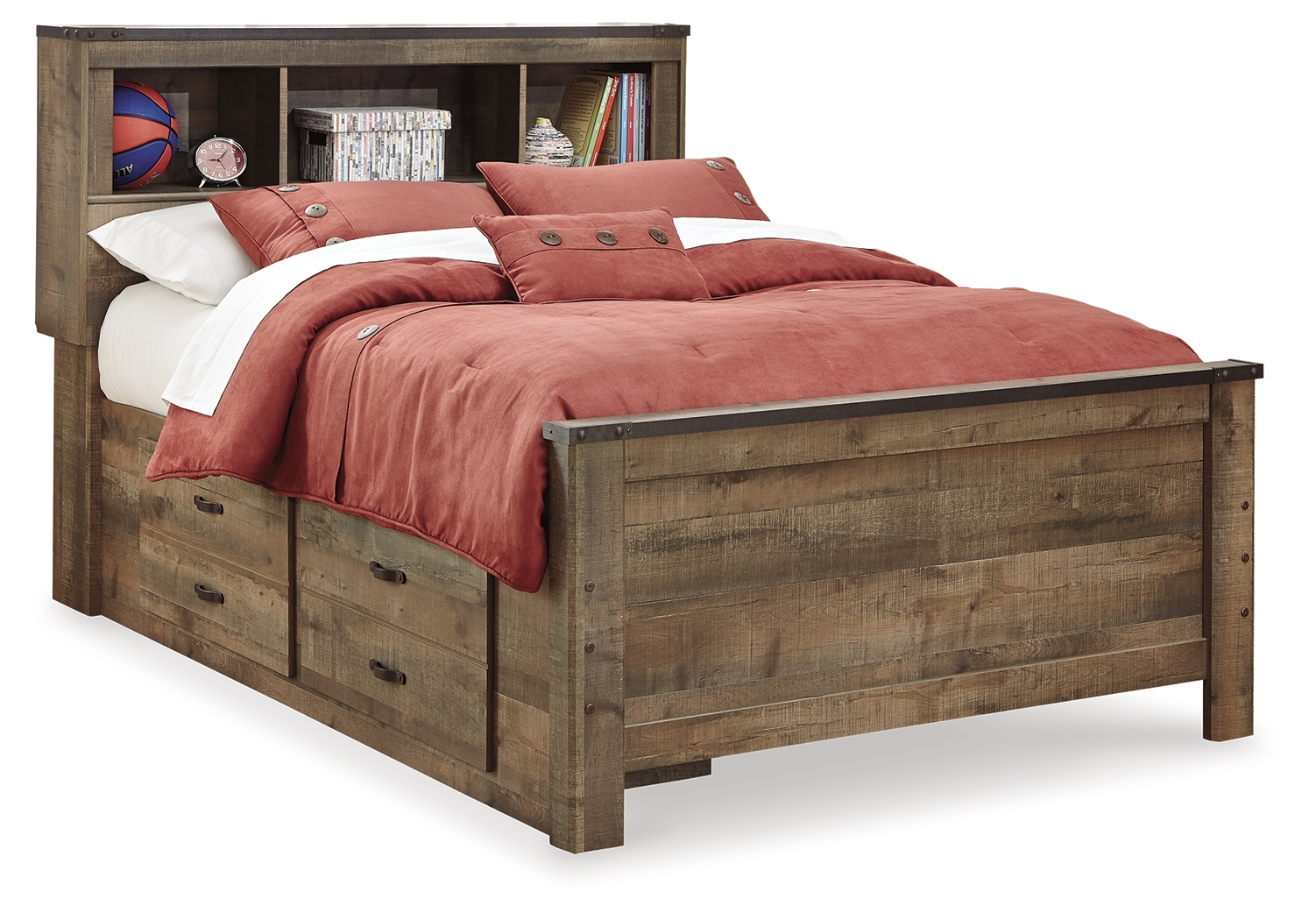 Signature Design by Ashley Trinell Full Bookcase Bed