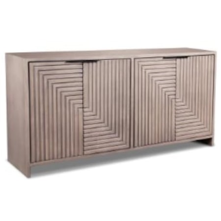 65" 4-Door Accent Cabinet