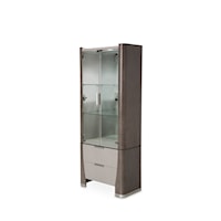 Contemporary Display Cabinet with LED Lighting