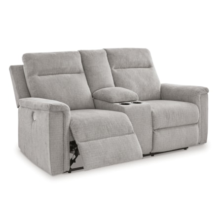 Dbl Rec Pwr Loveseat W/Console