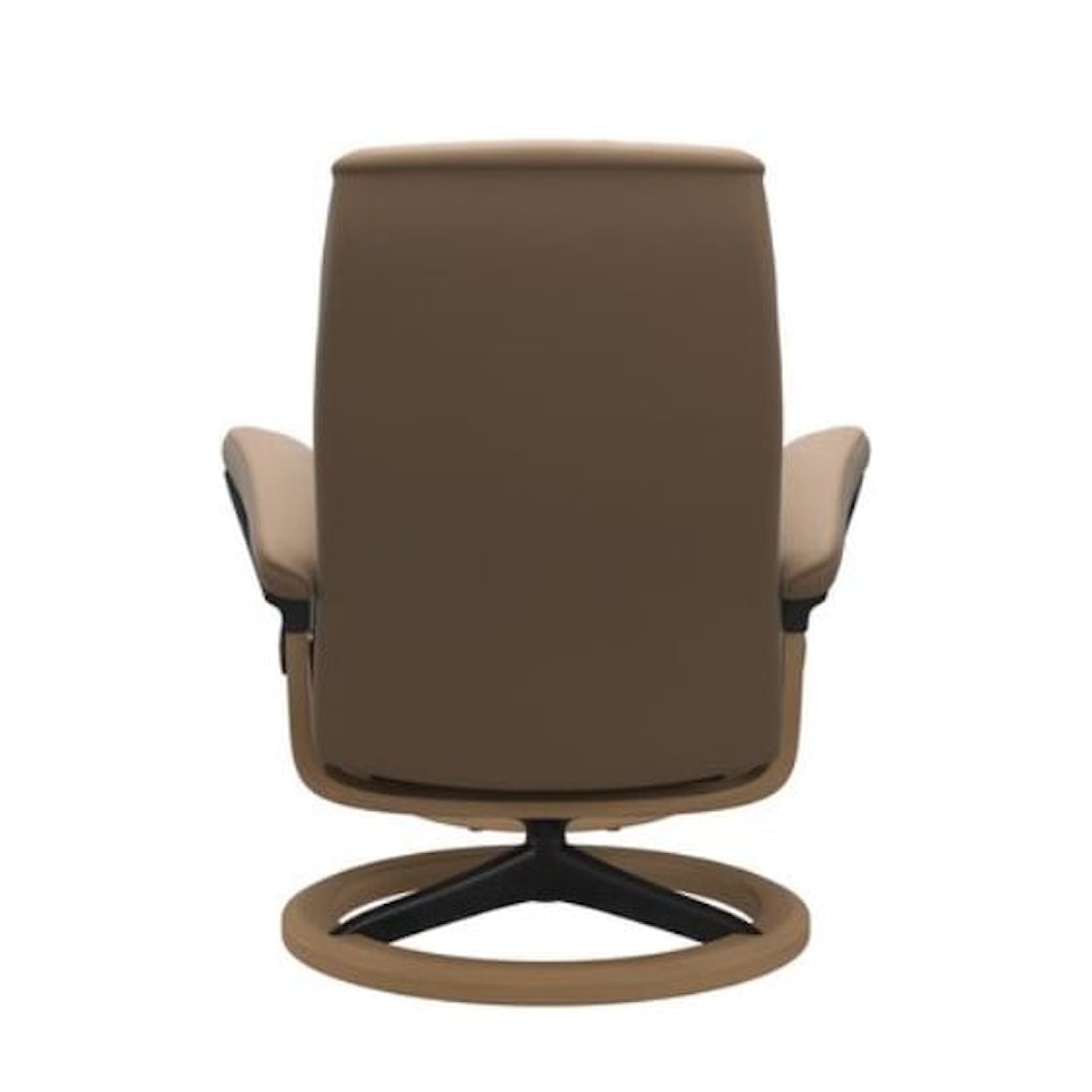 Stressless by Ekornes Opal Small Opal Signature Recliner & Ottoman