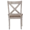 Libby Cottage Lane X Back Wood Seat Side Chair (RTA)