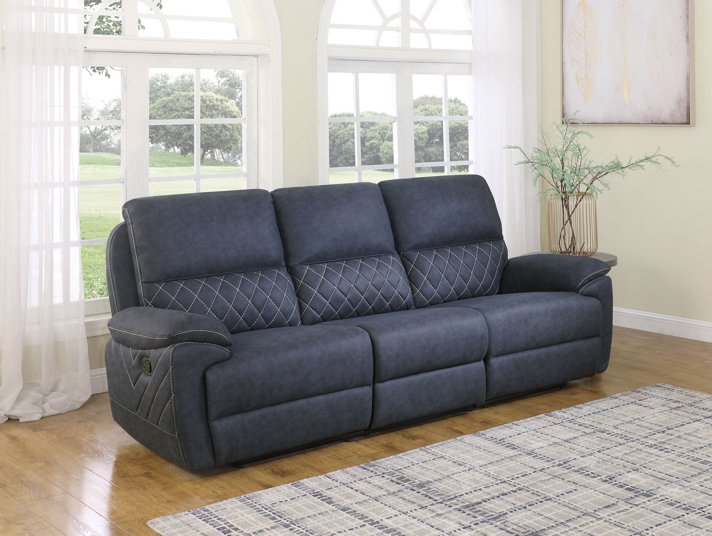 Coaster Variel Variel Tufted Motion Sofa