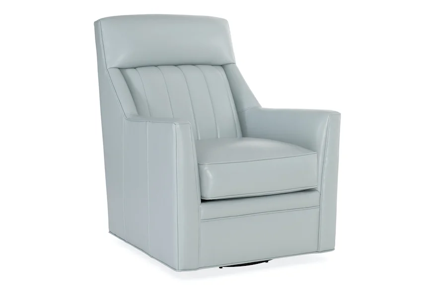 Paige Swivel Tub Chair by Bradington Young at Mueller Furniture