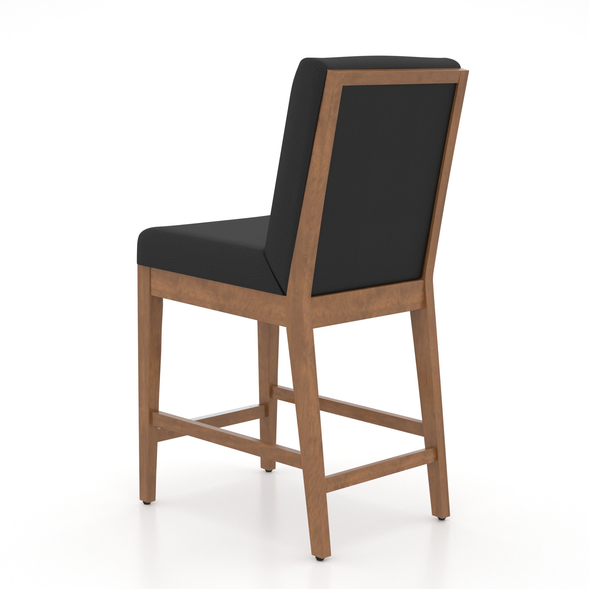 Upholstered Full-Back Counter Stool