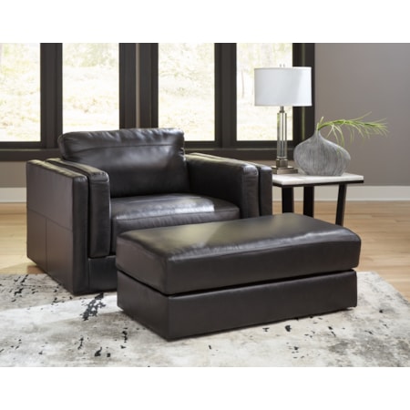 Oversized Chair And Ottoman
