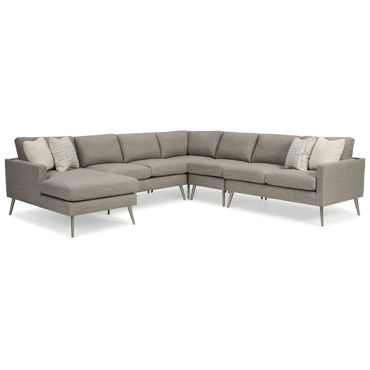 Bravo Furniture Trafton 6-Seat Sectional Sofa w/ LAF Chaise