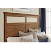 John Thomas Farmhouse Chic King Panel Bed in Bourbon