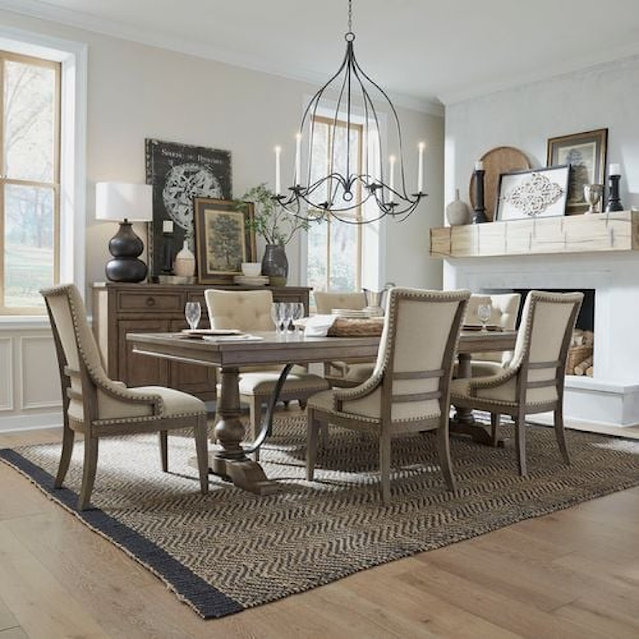 Liberty Furniture Americana Farmhouse Dining Set