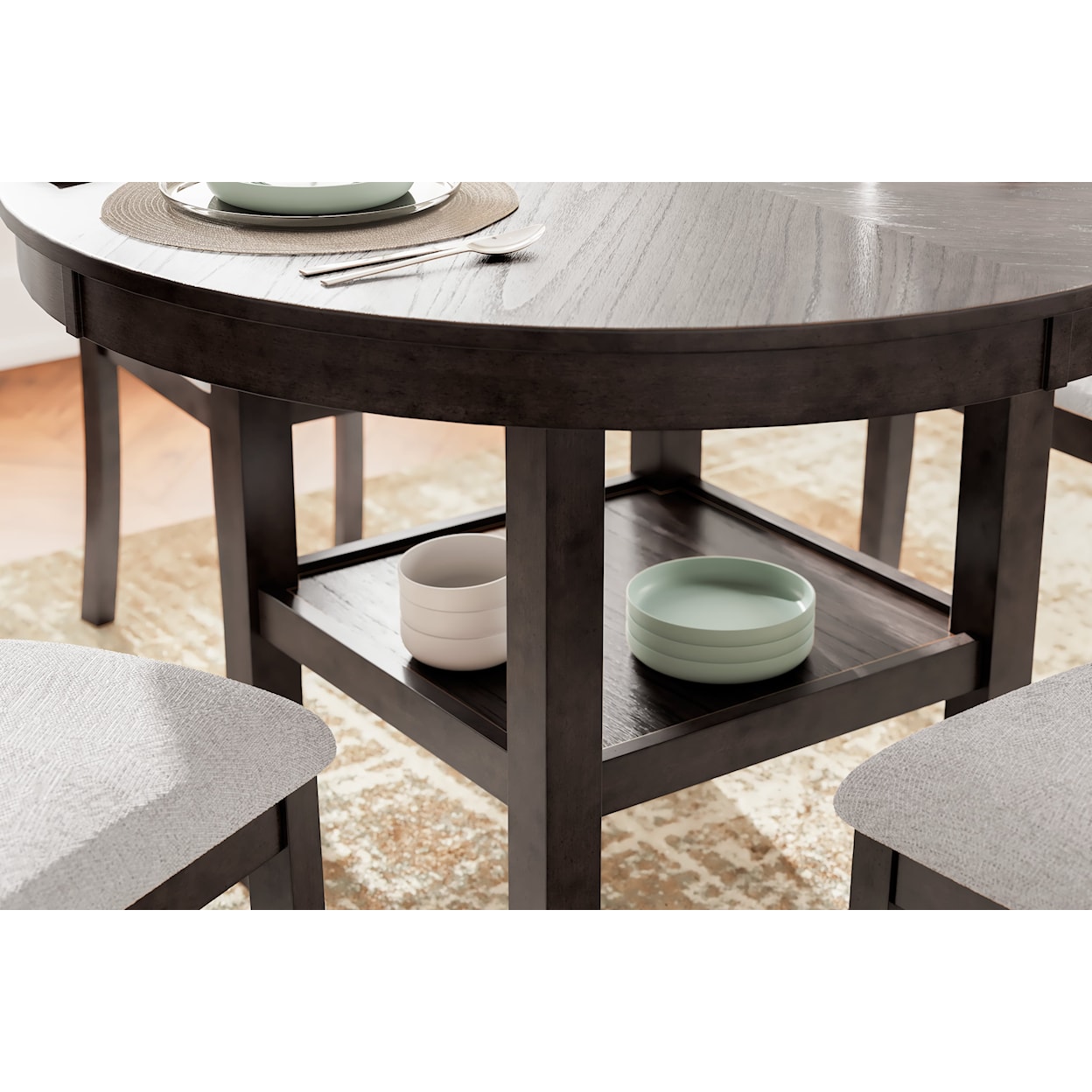 Signature Design by Ashley Furniture Langwest Dining Room Table Set
