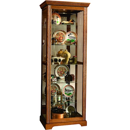 Two-Way Sliding Curio Cabinet