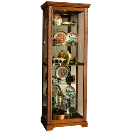 Two-Way Sliding Curio Cabinet