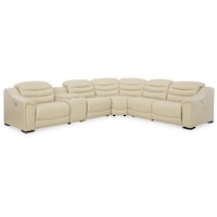 Contemporary 6-Piece Power Reclining Sectional