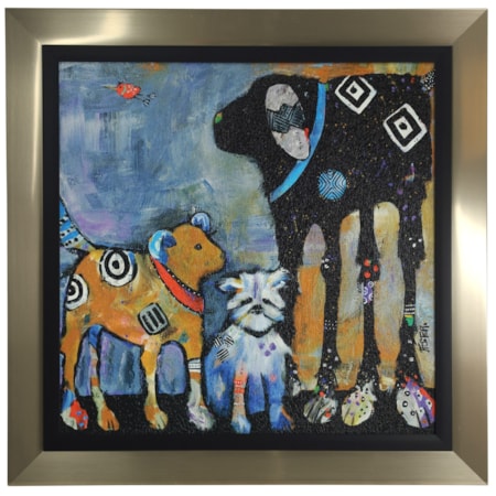 Textured Print Custom Framed