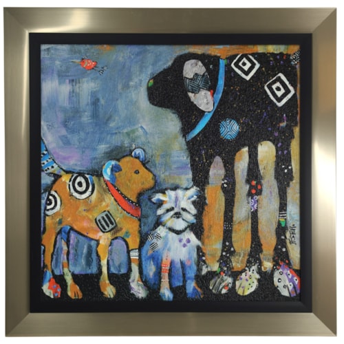 "Proud Mom" Textured Print Custom Framed