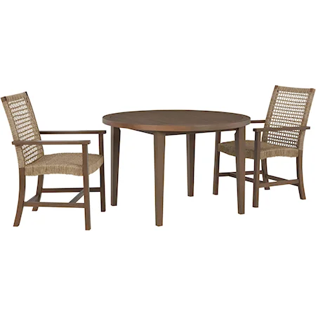 Outdoor Dining Table and 2 Chairs