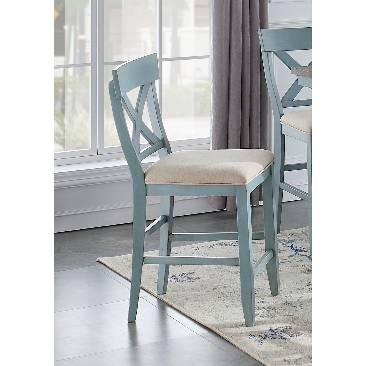 Carolina Accent Bar Harbor Counter-Height Dining Chair