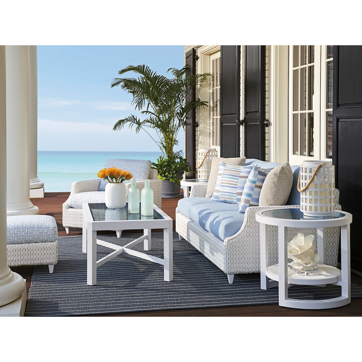 Tommy Bahama Outdoor Living Ocean Breeze Promenade Outdoor Sofa