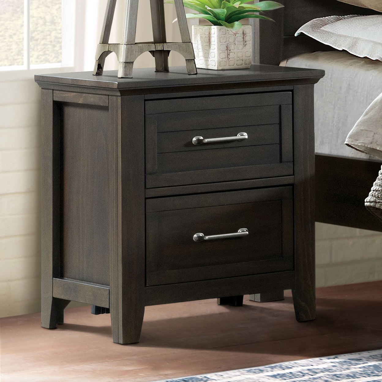 Furniture of America Alaina Nightstand