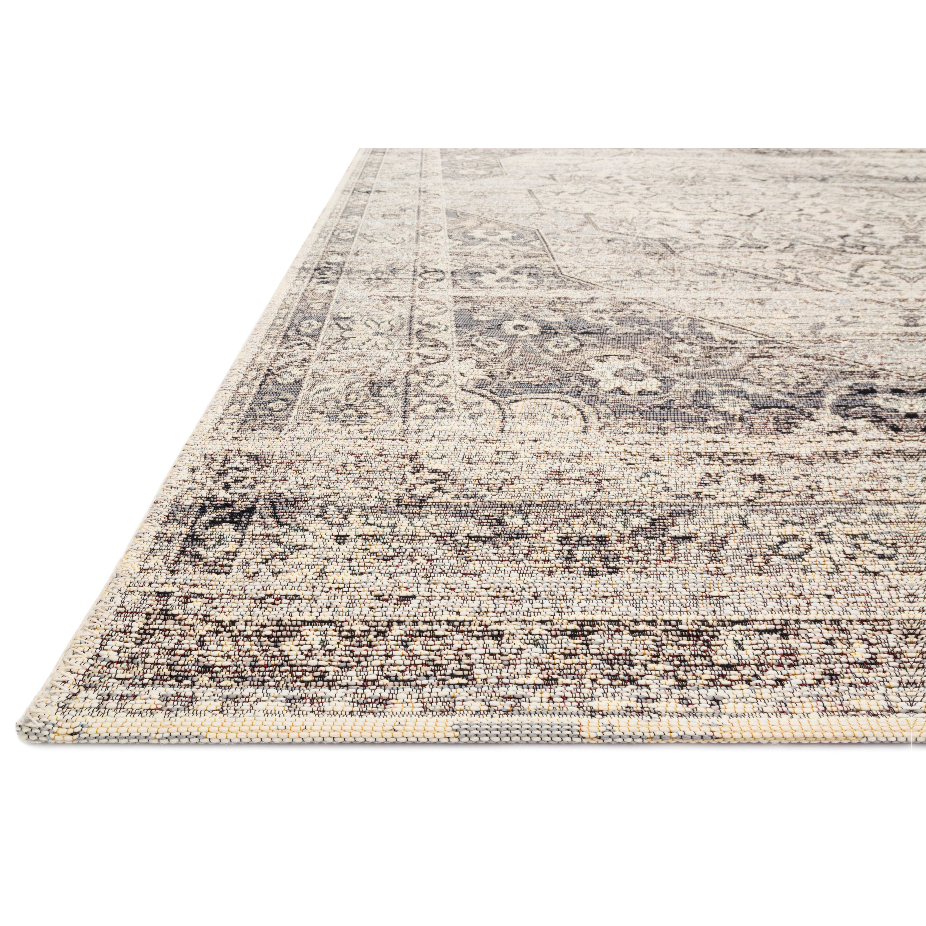 1'6" x 1'6"  Stone / Ivory Rug