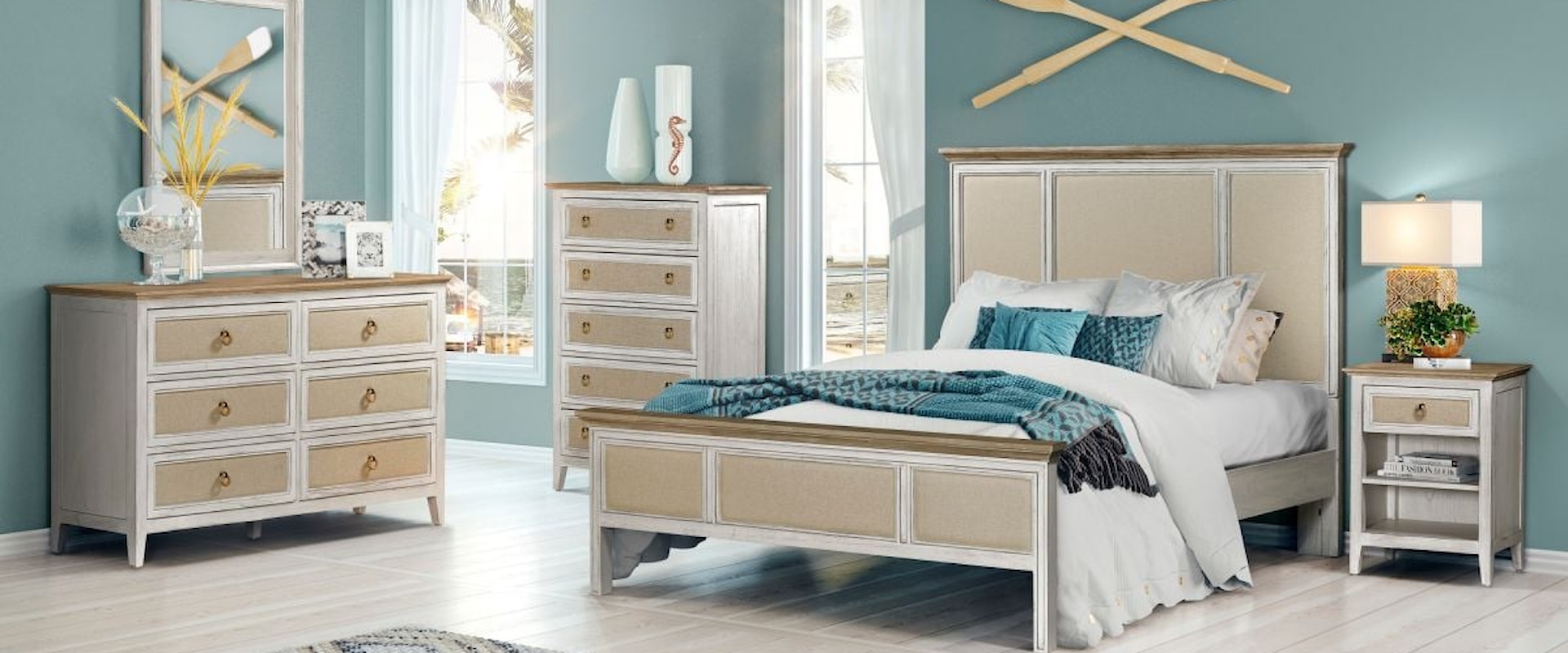 Coastal 5-Piece Bedroom Set - Queen