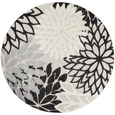 7'10" Round  Rug