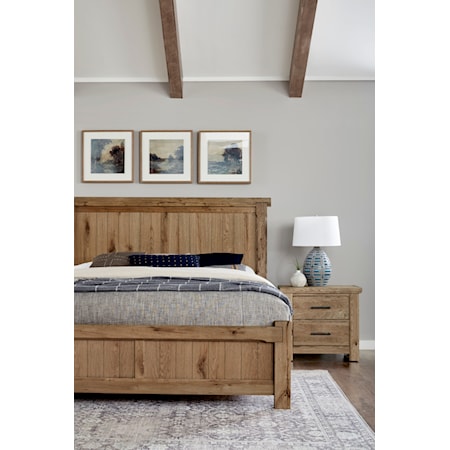 King Panel Bed