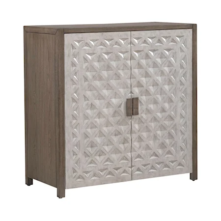 Contemporary Accent Console with Adjustable Shelves