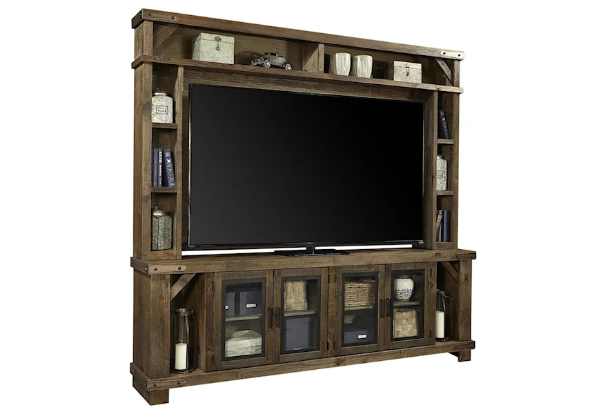 Sawyer 98" Console and Hutch by Aspenhome at Upper Room Home Furnishings