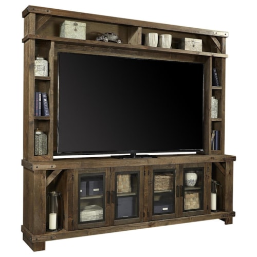 Farmhouse 98" Console and Hutch