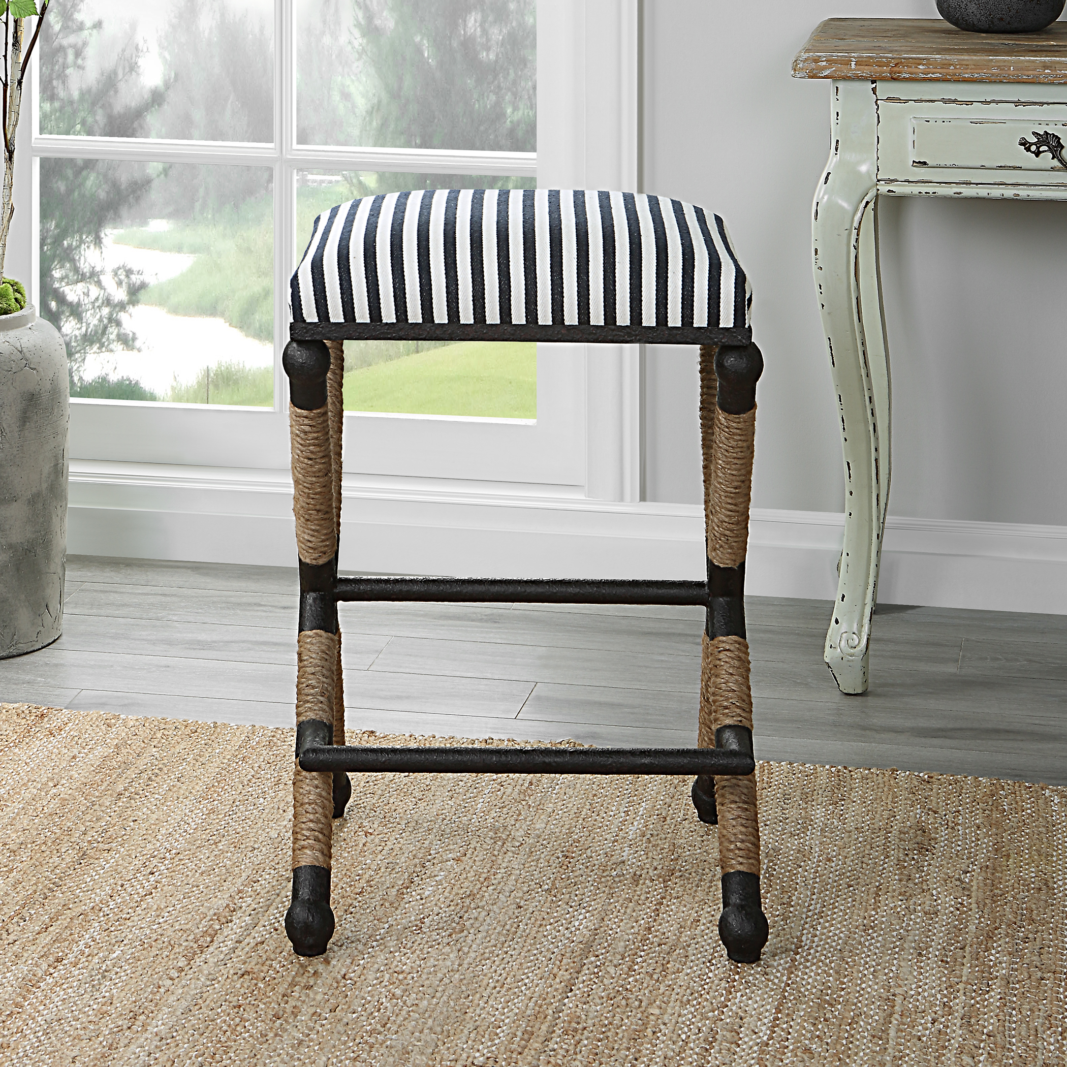 Uttermost Braddock Braddock Backless Counter Stool