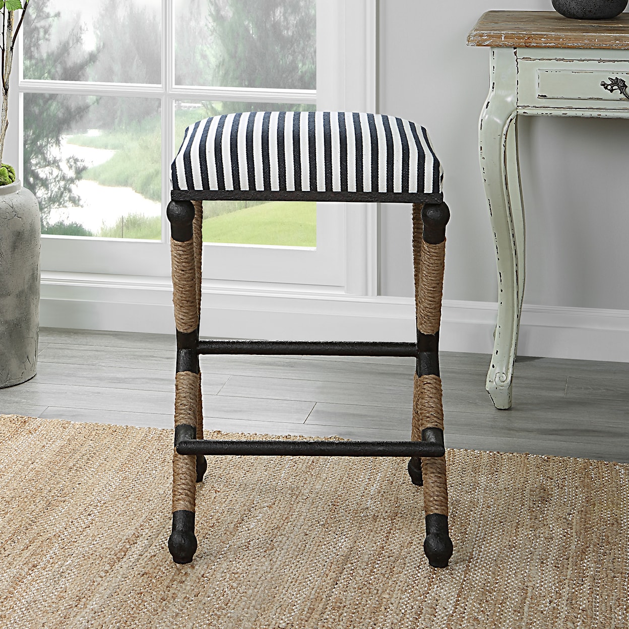 Uttermost Braddock Braddock Backless Counter Stool