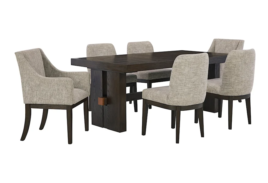 Burkhaus 7-Piece Dining Set by Signature Design by Ashley at VanDrie Home Furnishings