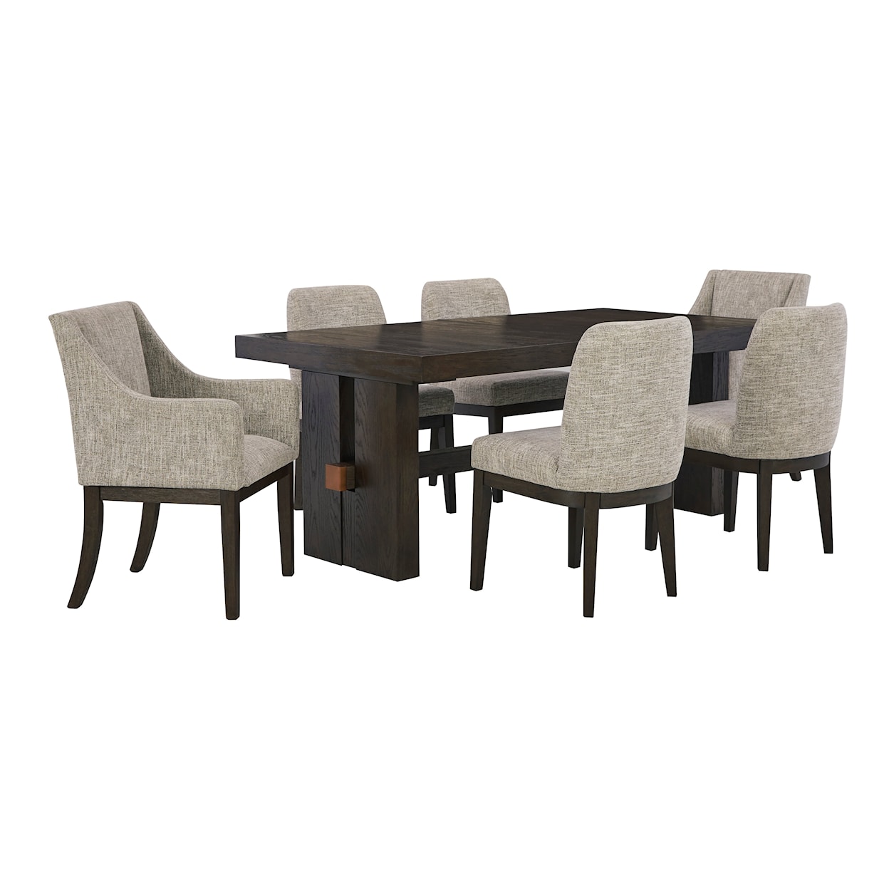 Signature Design by Ashley Burkhaus 7-Piece Dining Set