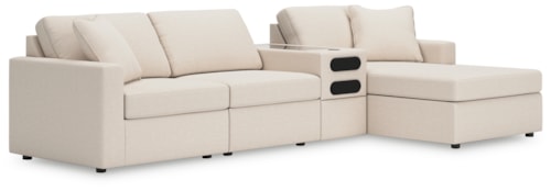 4-Piece Sectional With Chaise