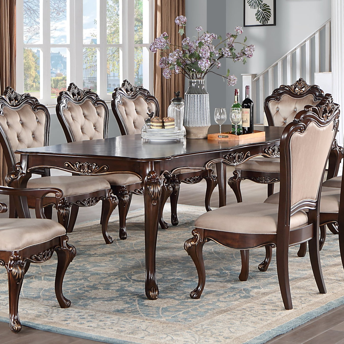 New Classic Constantine D532-10 Traditional Constantine Dining