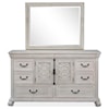 Magnussen Home Bronwyn Bedroom Dresser and Mirror Set