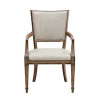 Transitional Upholstered Arm Chair