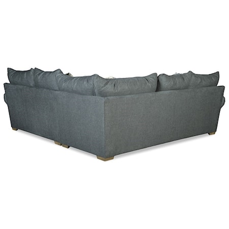 4-Seat Sectional Sofa w/ RAF Loveseat