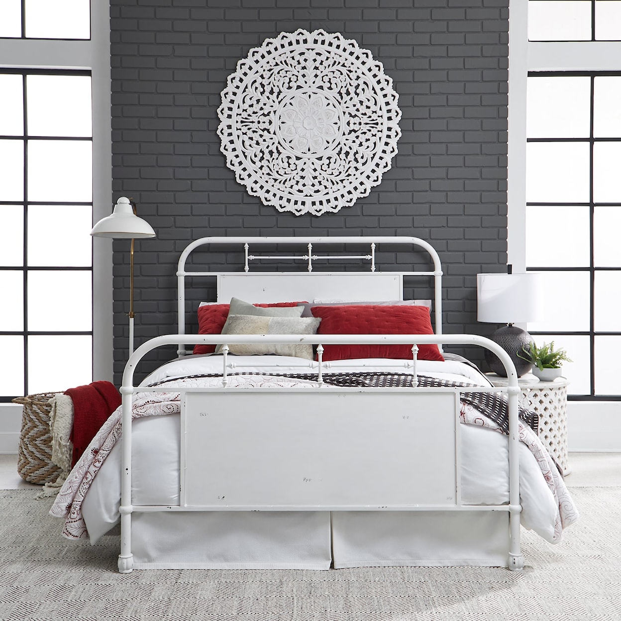 Libby Vintage Series King Metal Bed