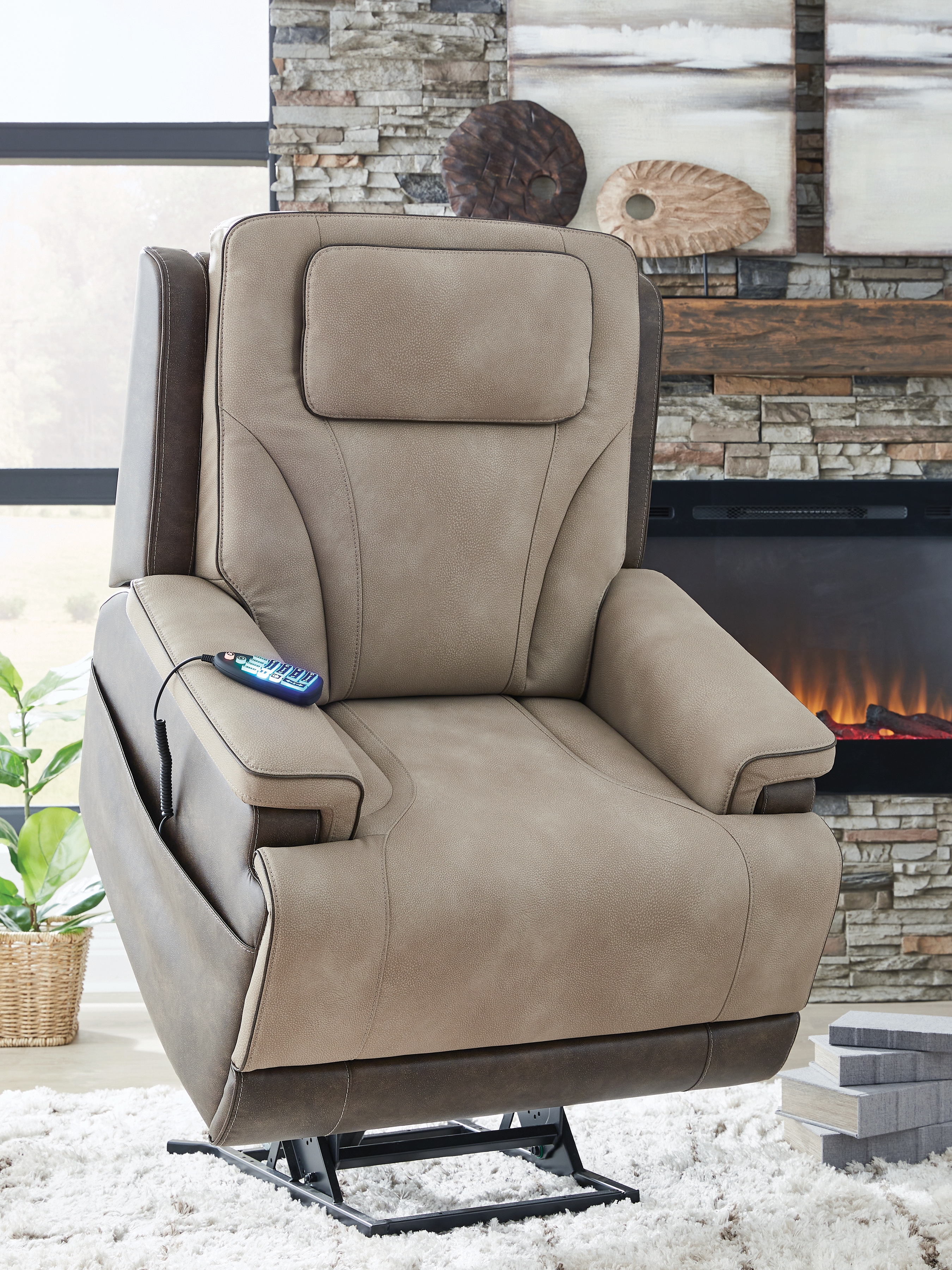 Signature Design by Ashley 4Z-Peaceful Pause Power Lift Recliner