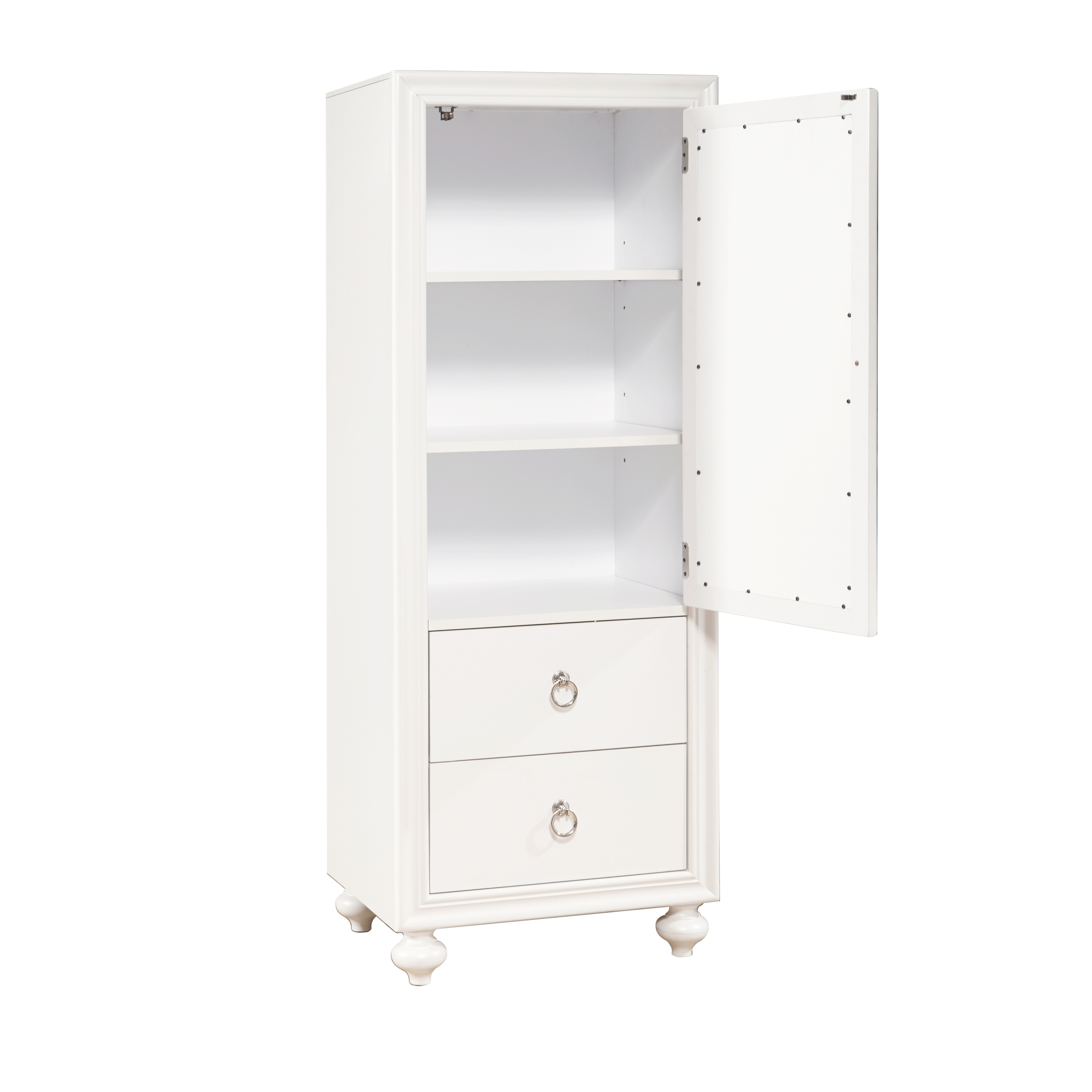 Samuel Lawrence Bella White Youth 2-Drawer Wardrobe