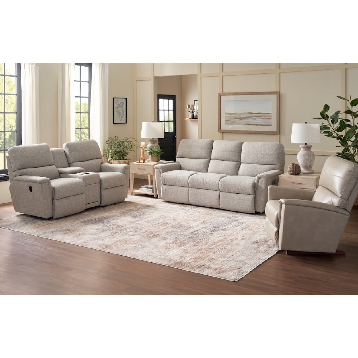 La-Z-Boy Ava Power Reclining Loveseat w/ Headrest & Lumba