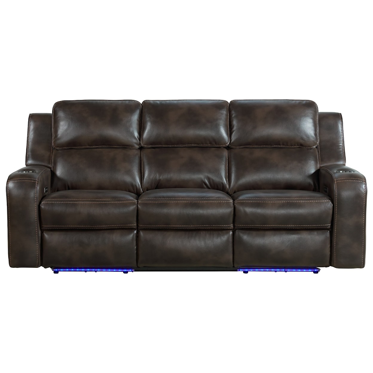 Intercon Silhouette Power Dual Reclining Sofa