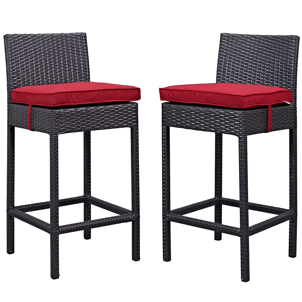 Modway Lift Outdoor Bar Stool Set